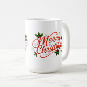 Frohe Weihnachten Kaffeetasse (VorderseiteRechts)