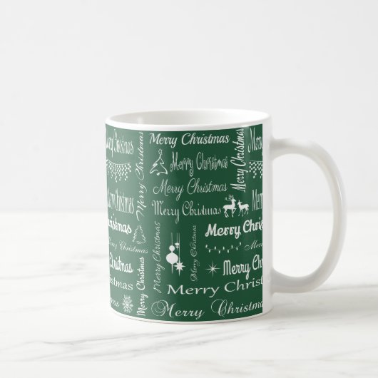 Frohe Weihnachten Kaffeetasse (Rechts)