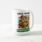 Frohe Weihnachten Kaffeetasse (VorderseiteRechts)