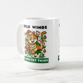 Frohe Weihnachten Kaffeetasse (Vorderseite Links)
