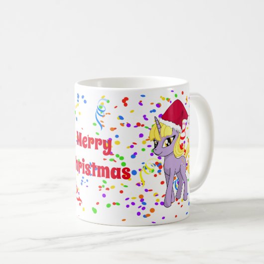 Frohe Weihnachten Kaffeetasse (VorderseiteRechts)