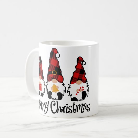 Frohe Weihnachten Kaffeetasse (Vorderseite Links)