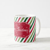 Frohe Weihnachten Kaffeetasse (VorderseiteRechts)