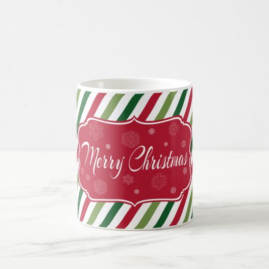 Frohe Weihnachten Kaffeetasse (Mittel)