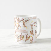 frohe Weihnachten Kaffeetasse (VorderseiteRechts)