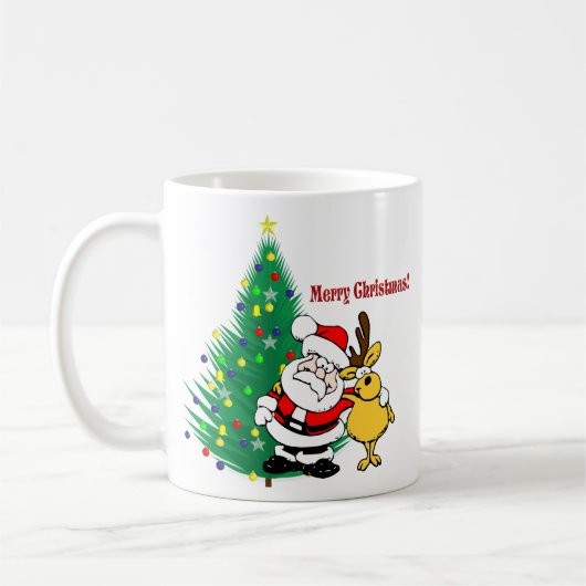 Frohe Weihnachten! Kaffeetasse (Links)