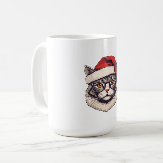 Frohe Weihnachten Kaffeetasse (Vorderseite Links)