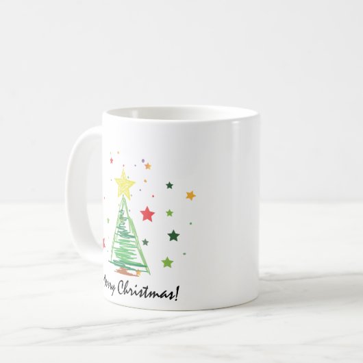 Frohe Weihnachten! Kaffeetasse (Vorderseite Links)