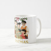 frohe Weihnachten Kaffeetasse (VorderseiteRechts)