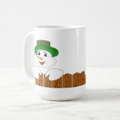 Frohe Weihnachten Kaffeetasse (Vorderseite Links)