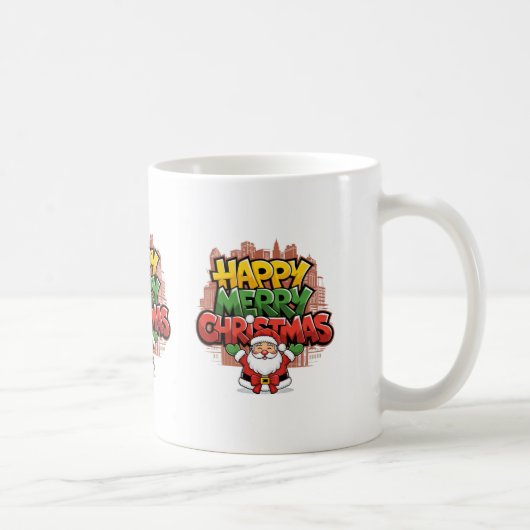 Frohe Weihnachten Kaffeetasse (Rechts)