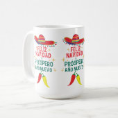 Frohe Weihnachten Kaffeetasse (Vorderseite Links)