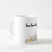 Frohe Weihnachten Kaffeetasse (Vorderseite Links)