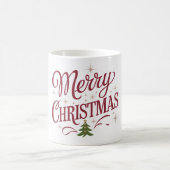 Frohe Weihnachten Kaffeetasse (Mittel)