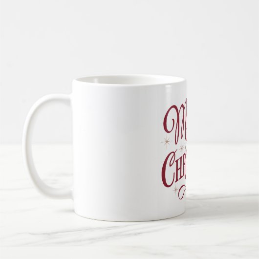 Frohe Weihnachten Kaffeetasse (Links)