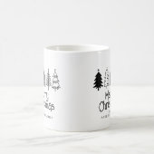 Frohe Weihnachten Kaffeetasse (Mittel)