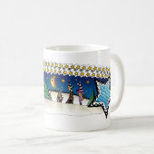 Frohe Weihnachten Kaffeetasse (VorderseiteRechts)