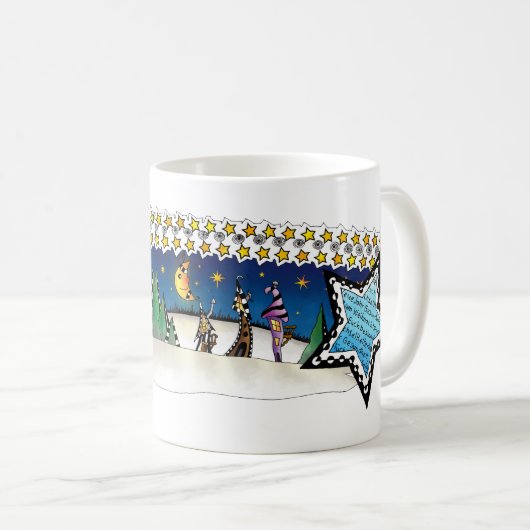 Frohe Weihnachten Kaffeetasse (VorderseiteRechts)