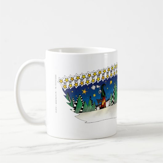 Frohe Weihnachten Kaffeetasse (Links)