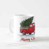 Frohe Weihnachten Kaffeetasse (Vorderseite Links)