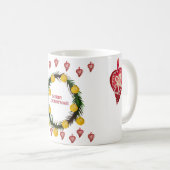 Frohe Weihnachten Kaffeetasse (VorderseiteRechts)