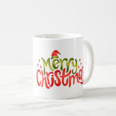 Frohe Weihnachten Kaffeetasse (VorderseiteRechts)