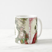 Frohe Weihnachten Kaffeetasse (VorderseiteRechts)