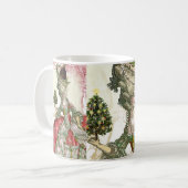 Frohe Weihnachten Kaffeetasse (Vorderseite Links)