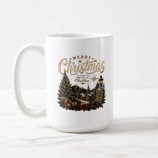 Frohe Weihnachten Kaffeetasse (Links)