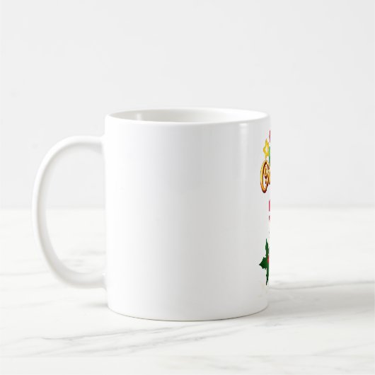 frohe Weihnachten Kaffeetasse (Links)