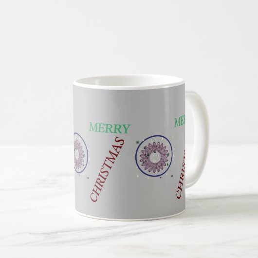 Frohe Weihnachten Kaffeetasse (VorderseiteRechts)