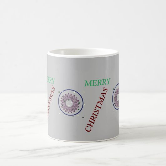 Frohe Weihnachten Kaffeetasse (Mittel)
