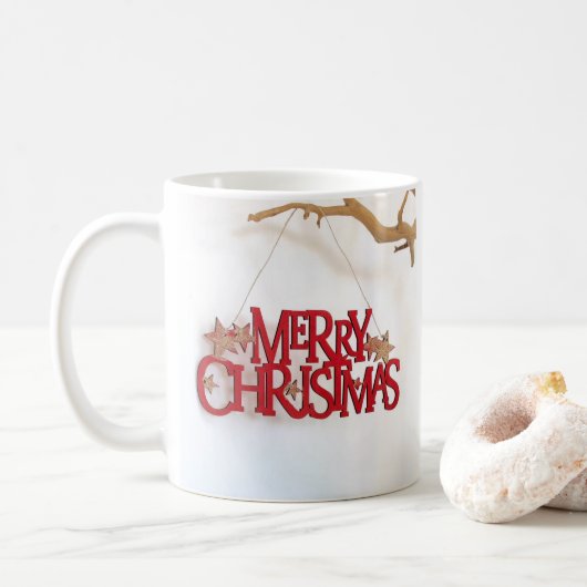 Frohe Weihnachten Kaffeetasse (Mit Donut)