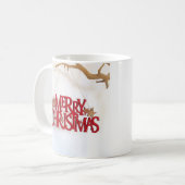 Frohe Weihnachten Kaffeetasse (Vorderseite Links)