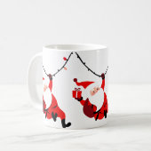 Frohe Weihnachten Kaffeetasse (Vorderseite Links)