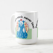 Frohe Weihnachten Kaffeetasse (Vorderseite Links)