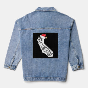 Frohe Weihnachten Kalifornien Jeansjacke