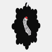 Frohe Weihnachten Kalifornien Ornament Karte (Rechts)