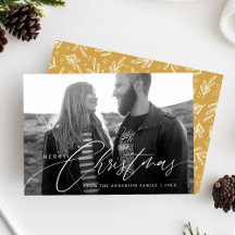 Frohe Weihnachten Kalligrafie-Script-Overlay-Foto