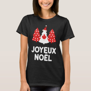 Frohe Weihnachten Kanada Flagge Hut Kanadischer Ba T-Shirt