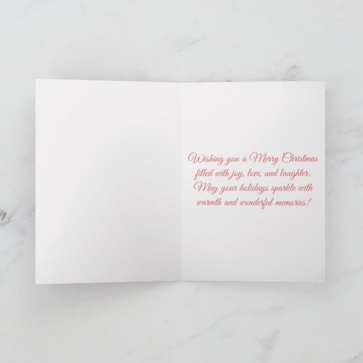 Frohe Weihnachten Kardinal (Innenseite)