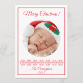 Frohe Weihnachten Karierte Schneeflocken Foto Urla (Vorderseite)