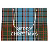 Frohe Weihnachten Karierten Feiertage Anderson Tar Große Geschenktüte (Vorderseite)