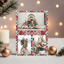 Frohe Weihnachten Karo 3 Foto Collage