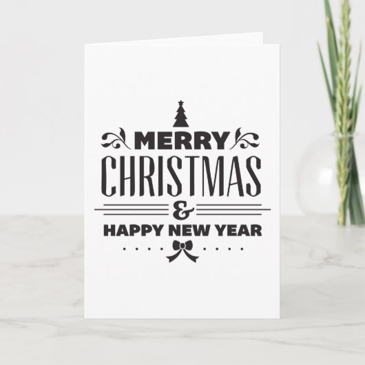 Frohe Weihnachten Karte (Vorderseite)