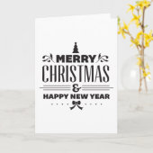 Frohe Weihnachten Karte (Gelbe Blume)