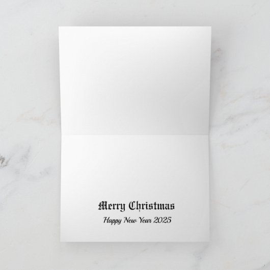 Frohe Weihnachten! Karte (Innenseite)