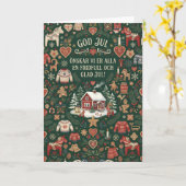 Frohe Weihnachten Karte (Gelbe Blume)