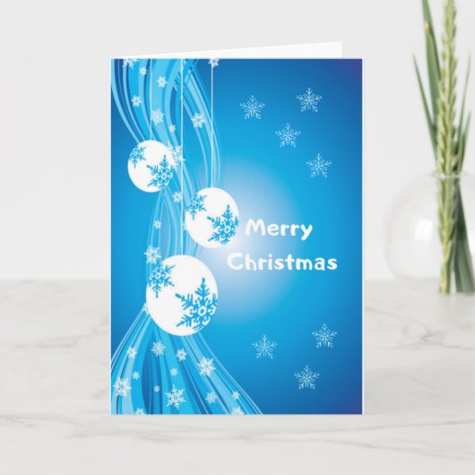 Frohe Weihnachten Karte (Vorderseite)