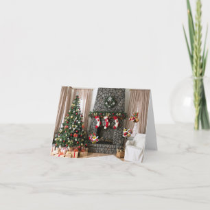 Frohe Weihnachten. Karte
